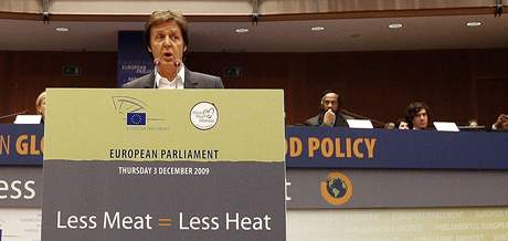 Paul McCartney v Evropském parlamentu